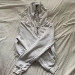 brandy melville white crystal hoodie